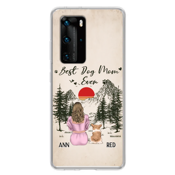 Personalized Dog Mom Phone Case - Up to 4 Dogs - Mother's Day Gift Idea Dog Lovers - Best Dog Mom Ever - Case For Xiaomi/Huawei/Oppo