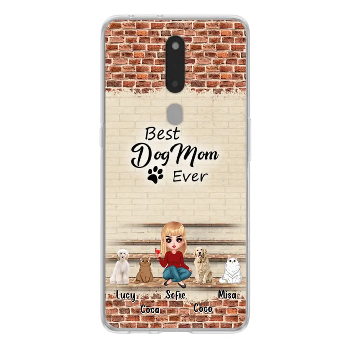 Personalized Dog/Cat Mom Phone Case - Gift Idea For Dog/Cat Lovers/Mother's Day - Up to 3 Dogs/Cats - Best Dog Mom Ever - Cases Oppo/Xiaomi/Huawei