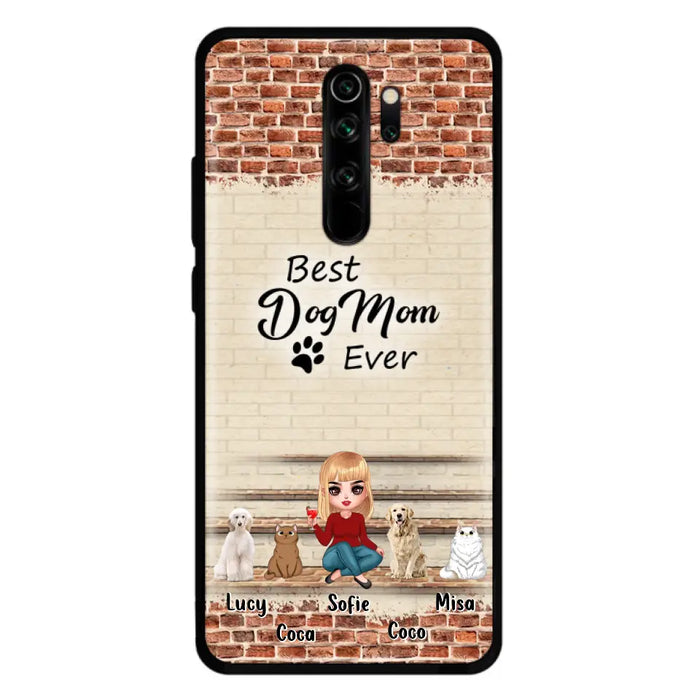 Personalized Dog/Cat Mom Phone Case - Gift Idea For Dog/Cat Lovers/Mother's Day - Up to 3 Dogs/Cats - Best Dog Mom Ever - Cases Oppo/Xiaomi/Huawei