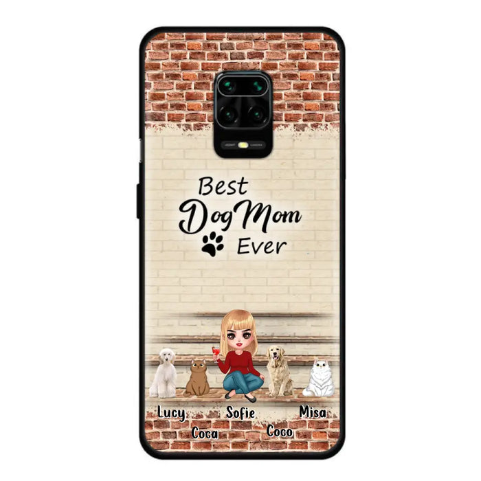 Personalized Dog/Cat Mom Phone Case - Gift Idea For Dog/Cat Lovers/Mother's Day - Up to 3 Dogs/Cats - Best Dog Mom Ever - Cases Oppo/Xiaomi/Huawei
