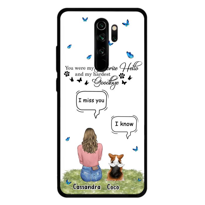 Personalized Pet Phone Case - Up to 4 Pets - Gift Idea For Couple/Dog/Cat Lover - You Were My Favorite Hello - Case For Oppo/Xiaomi/Huawei