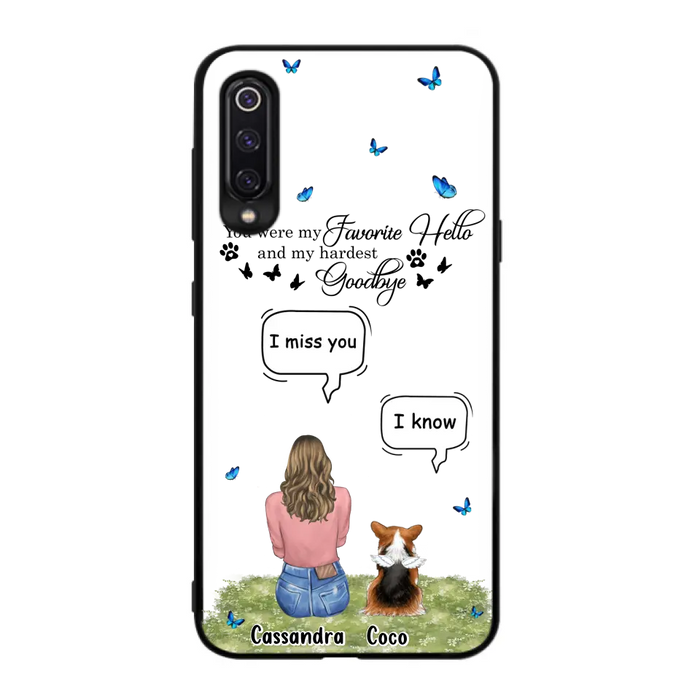 Personalized Pet Phone Case - Up to 4 Pets - Gift Idea For Couple/Dog/Cat Lover - You Were My Favorite Hello - Case For Oppo/Xiaomi/Huawei