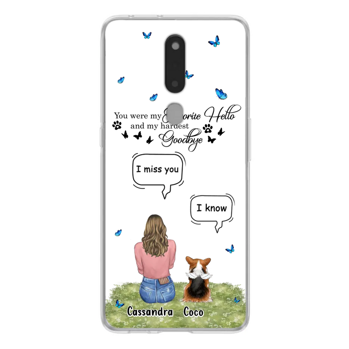 Personalized Pet Phone Case - Up to 4 Pets - Gift Idea For Couple/Dog/Cat Lover - You Were My Favorite Hello - Case For Oppo/Xiaomi/Huawei
