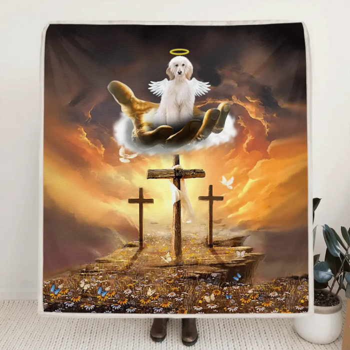 Personalized Memorial Dog Blanket - Up to 3 Dogs - Best Gift For Dog