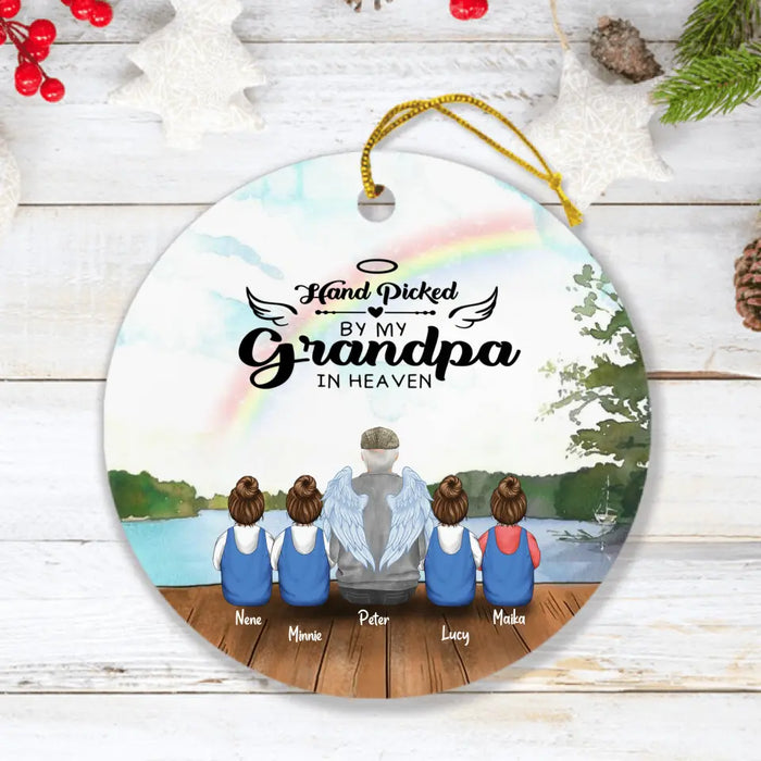 Personalized Memorial Grandpa/Grandma Ornament - Up to 4 Kids - Best Gift For Family - I Never Met You But I Know You Are The Greatest Grandma - FD4SD8