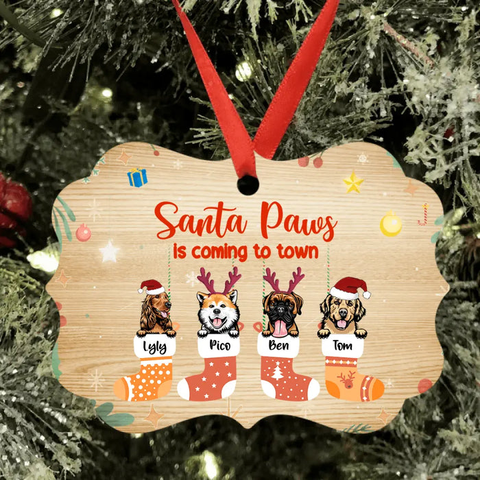 Personalized Christmas Pet In Socks - Up to 4 Pets - Best Gift For Dog Lover/Cat Lover