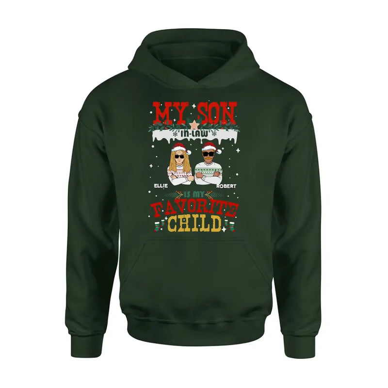 Personalized My Son Shirt/Hoodie - Christmas Gift Idea For Son - My Son In Law Is My Favorite Child