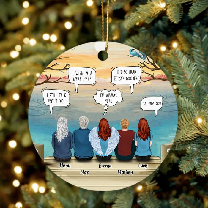 Personalized Memorial Ornament - Up to 5 People - Gift Idea For Family