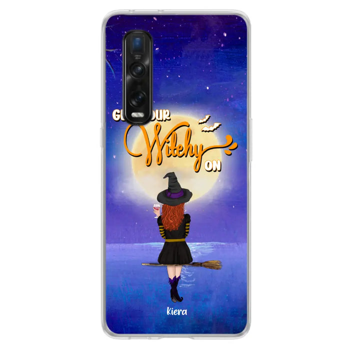 Personalized Witchy Phone Case - Up to 4 Witches - Get Your Witchy On - Phone Case For Xiaomi, Oppo and Huawei - OCEL9Z