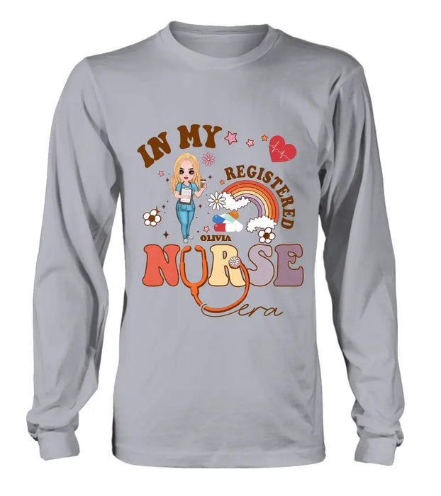 Personalized In My Registered Nurse Era T-Shirt/Long Sleeve/Sweatshirt/Hoodie - Gift Idea For Nurse