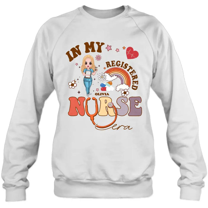 Personalized In My Registered Nurse Era T-Shirt/Long Sleeve/Sweatshirt/Hoodie - Gift Idea For Nurse