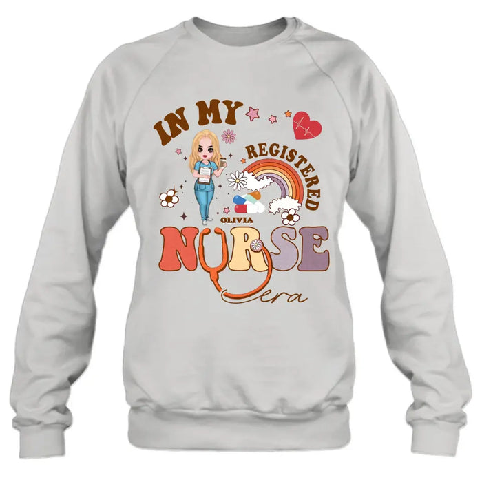 Personalized In My Registered Nurse Era T-Shirt/Long Sleeve/Sweatshirt/Hoodie - Gift Idea For Nurse