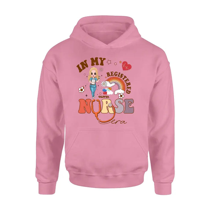 Personalized In My Registered Nurse Era T-Shirt/Long Sleeve/Sweatshirt/Hoodie - Gift Idea For Nurse