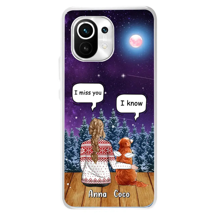 Personalized Memorial Pet Phone Case - Up to 4 Pets - Memorial Gift Idea For Dog/Cat Lover - Case For Oppo/Xiaomi/Huawei