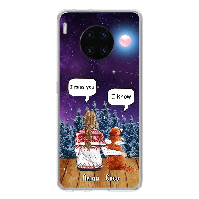Personalized Memorial Pet Phone Case - Up to 4 Pets - Memorial Gift Idea For Dog/Cat Lover - Case For Oppo/Xiaomi/Huawei