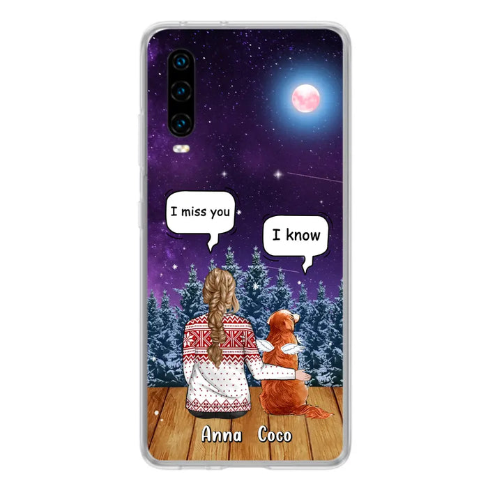 Personalized Memorial Pet Phone Case - Up to 4 Pets - Memorial Gift Idea For Dog/Cat Lover - Case For Oppo/Xiaomi/Huawei