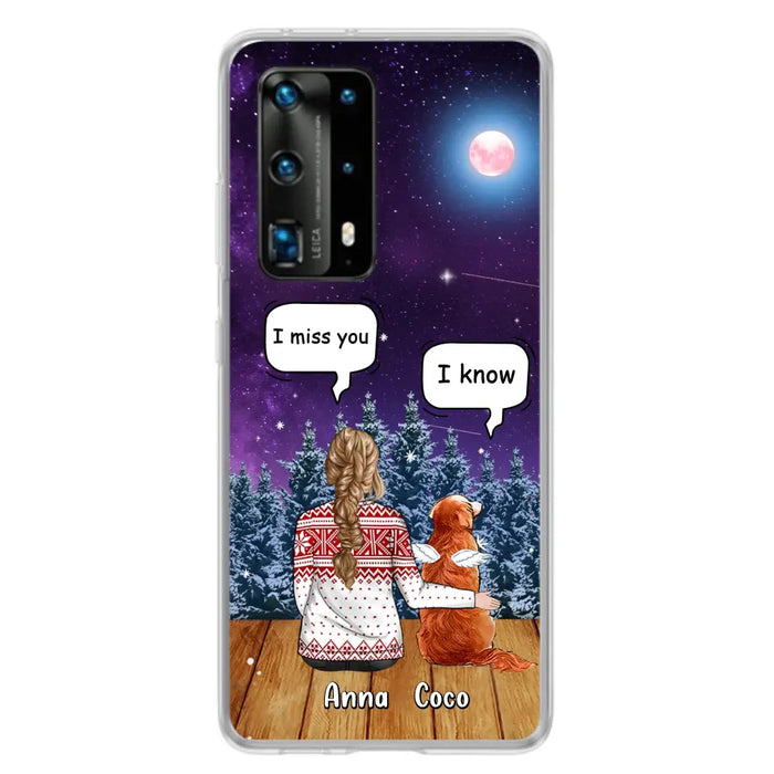 Personalized Memorial Pet Phone Case - Up to 4 Pets - Memorial Gift Idea For Dog/Cat Lover - Case For Oppo/Xiaomi/Huawei