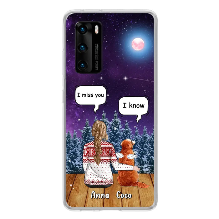 Personalized Memorial Pet Phone Case - Up to 4 Pets - Memorial Gift Idea For Dog/Cat Lover - Case For Oppo/Xiaomi/Huawei