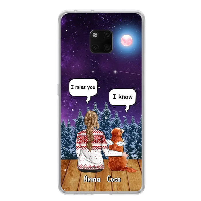 Personalized Memorial Pet Phone Case - Up to 4 Pets - Memorial Gift Idea For Dog/Cat Lover - Case For Oppo/Xiaomi/Huawei