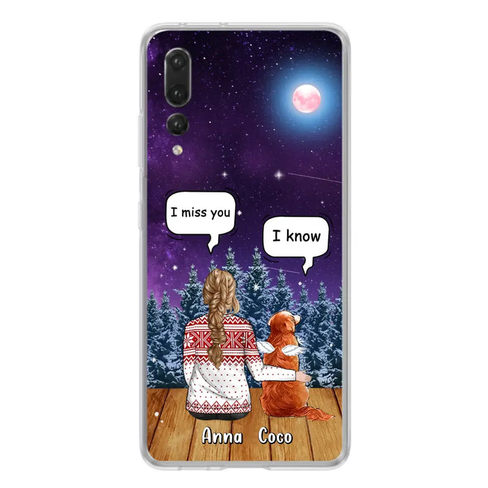 Personalized Memorial Pet Phone Case - Up to 4 Pets - Memorial Gift Idea For Dog/Cat Lover - Case For Oppo/Xiaomi/Huawei