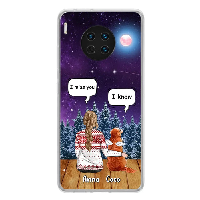 Personalized Memorial Pet Phone Case - Up to 4 Pets - Memorial Gift Idea For Dog/Cat Lover - Case For Oppo/Xiaomi/Huawei