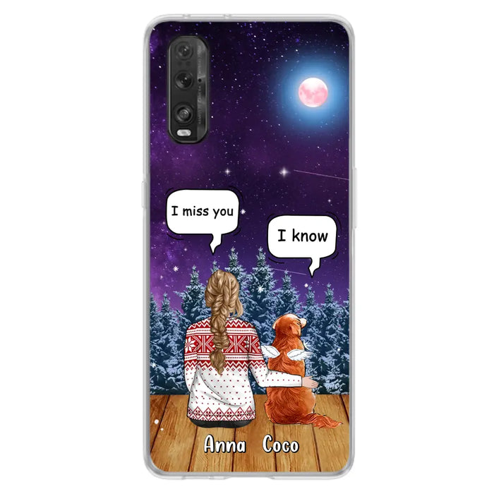 Personalized Memorial Pet Phone Case - Up to 4 Pets - Memorial Gift Idea For Dog/Cat Lover - Case For Oppo/Xiaomi/Huawei