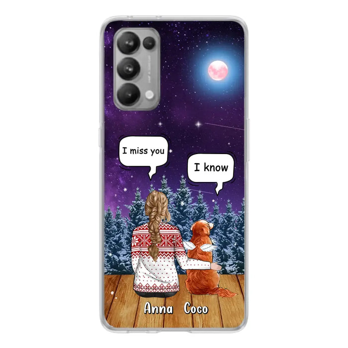Personalized Memorial Pet Phone Case - Up to 4 Pets - Memorial Gift Idea For Dog/Cat Lover - Case For Oppo/Xiaomi/Huawei