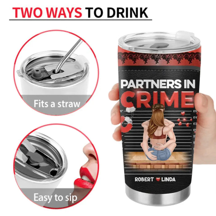 Personalized Couple Tumbler - Gift Idea For Couple/Him/Her/Valentine's Day - You Give Me A Boner Not Just A Boner