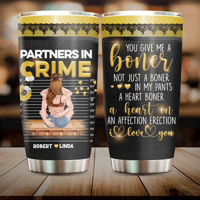 Personalized Couple Tumbler - Gift Idea For Couple/Him/Her/Valentine's Day - I Love You