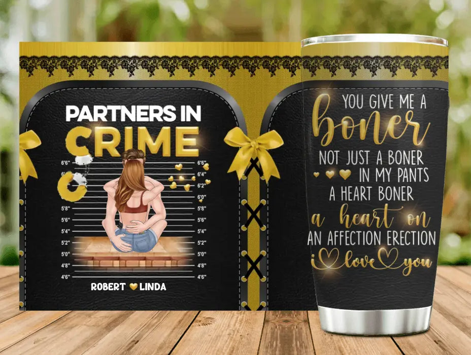 Personalized Couple Tumbler - Gift Idea For Couple/Him/Her/Valentine's Day - I Love You