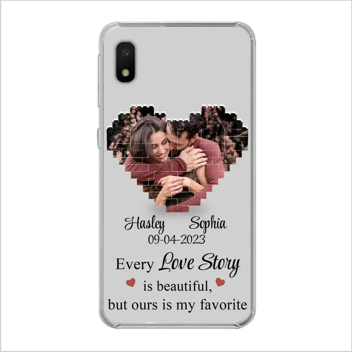 Personalized Love Story Phone Case For iPhone/Samsung - Gift Idea For Couple/Christmas/Valentine/Anniversary - Upload Photo - Every Love Story Is Beautiful, But Ours Is My Favorite