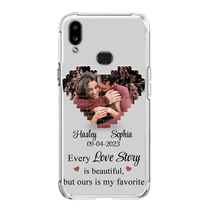 Personalized Love Story Phone Case For iPhone/Samsung - Gift Idea For Couple/Christmas/Valentine/Anniversary - Upload Photo - Every Love Story Is Beautiful, But Ours Is My Favorite