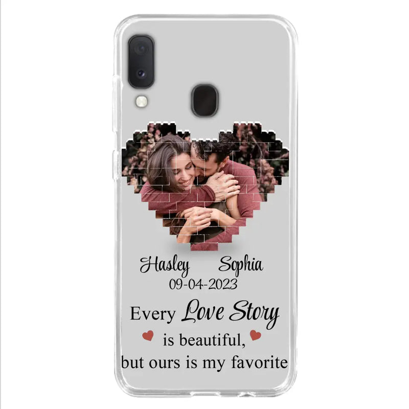Personalized Love Story Phone Case For iPhone/Samsung - Gift Idea For Couple/Christmas/Valentine/Anniversary - Upload Photo - Every Love Story Is Beautiful, But Ours Is My Favorite