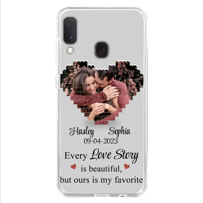 Personalized Love Story Phone Case For iPhone/Samsung - Gift Idea For Couple/Christmas/Valentine/Anniversary - Upload Photo - Every Love Story Is Beautiful, But Ours Is My Favorite