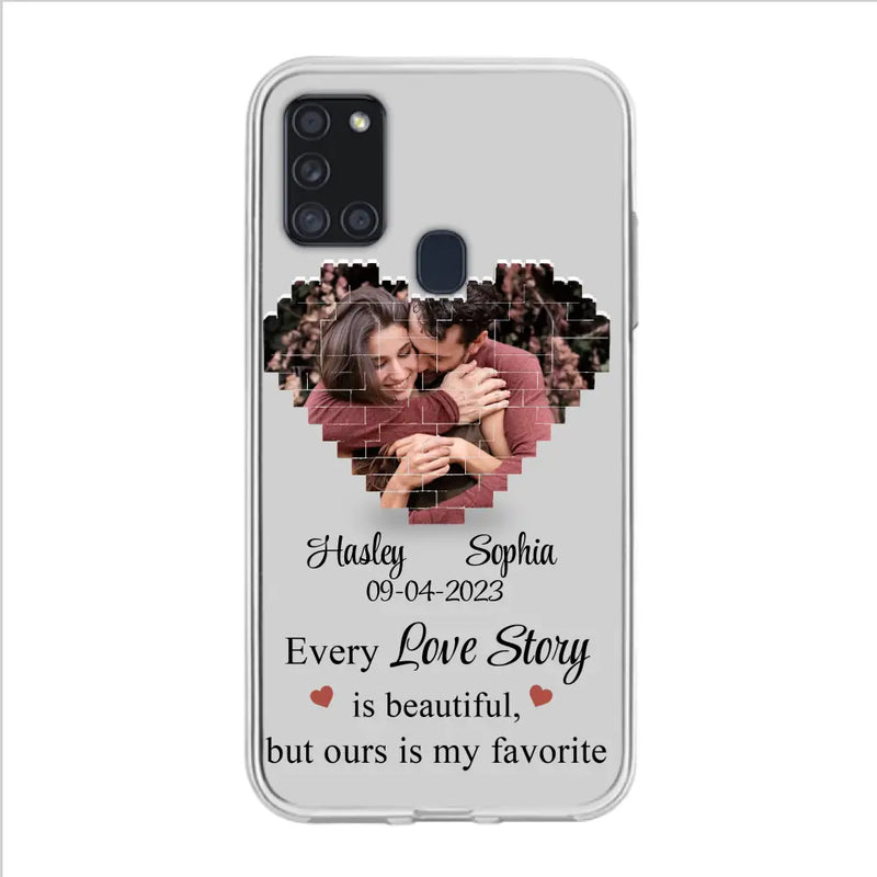 Personalized Love Story Phone Case For iPhone/Samsung - Gift Idea For Couple/Christmas/Valentine/Anniversary - Upload Photo - Every Love Story Is Beautiful, But Ours Is My Favorite