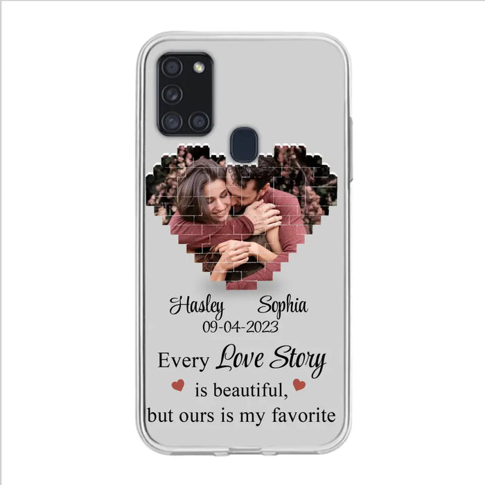Personalized Love Story Phone Case For iPhone/Samsung - Gift Idea For Couple/Christmas/Valentine/Anniversary - Upload Photo - Every Love Story Is Beautiful, But Ours Is My Favorite