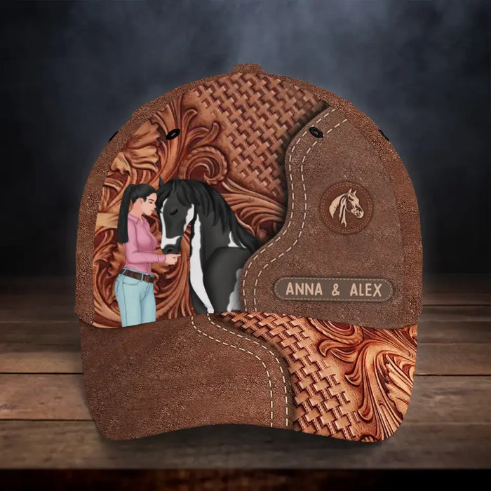 Personalized Horse Girl Cap - Gift Idea For Horse Lover