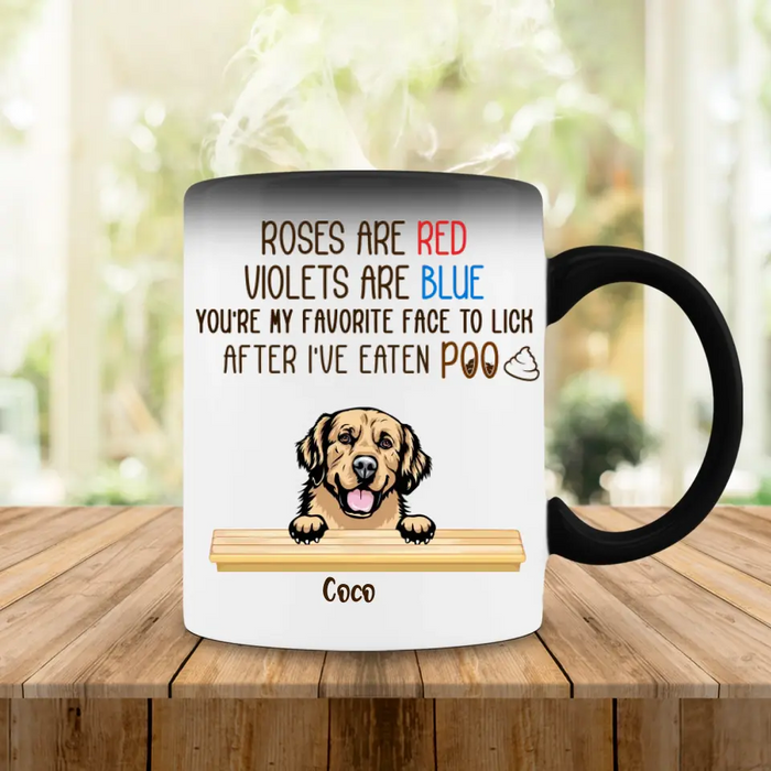 Personalized Dog Mom/Dad Color Changing Mug - Gift Idea For Dog Lovers/Dog Owners