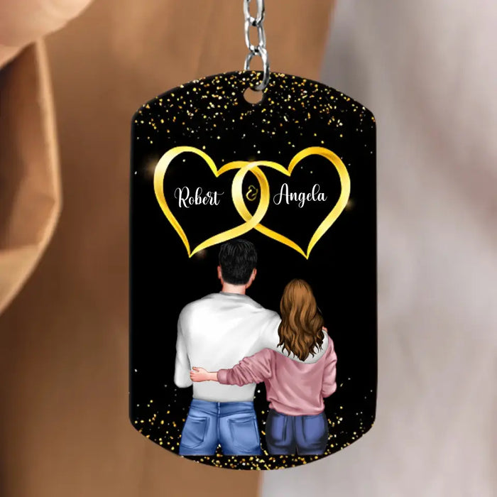Personalized Couple Aluminum Keychain - 
 Gift Idea For Couple/Valentine's Day - Long Distance Sucks But Damn That Dick Is Worth It