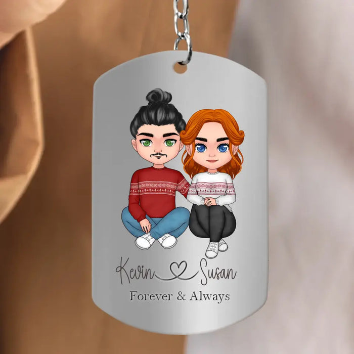 Personalized Couple Aluminum Keychain - 
 Gift Idea For Couple/Valentine's Day - You're Sexy I Appreciate You