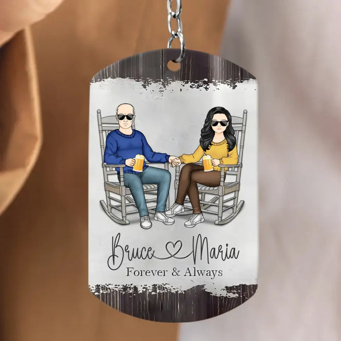 Personalized Couple Aluminum Keychain - 
 Gift Idea For Couple/Valentine's Day - In Case I Don't Say It Enough
