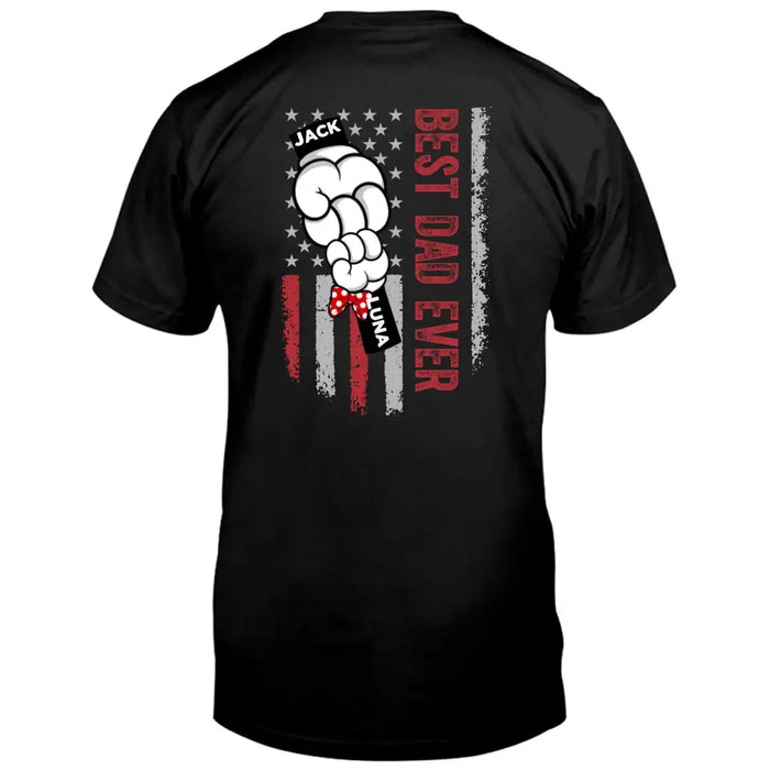 Personalized Best Dad/Mom Shirt/Hoodie - Up to 6 Kids - Gift Idea For Mom/Dad - Best Dad Ever