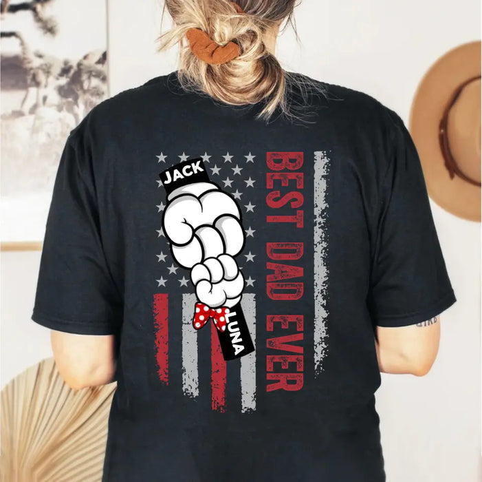 Personalized Best Dad/Mom Shirt/Hoodie - Up to 6 Kids - Gift Idea For Mom/Dad - Best Dad Ever