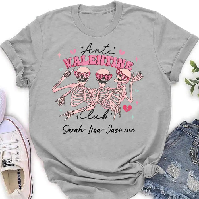 Personalized Funny Shirt/Hoodie - Valentine's Day Gift Idea - Anti Valentine Club