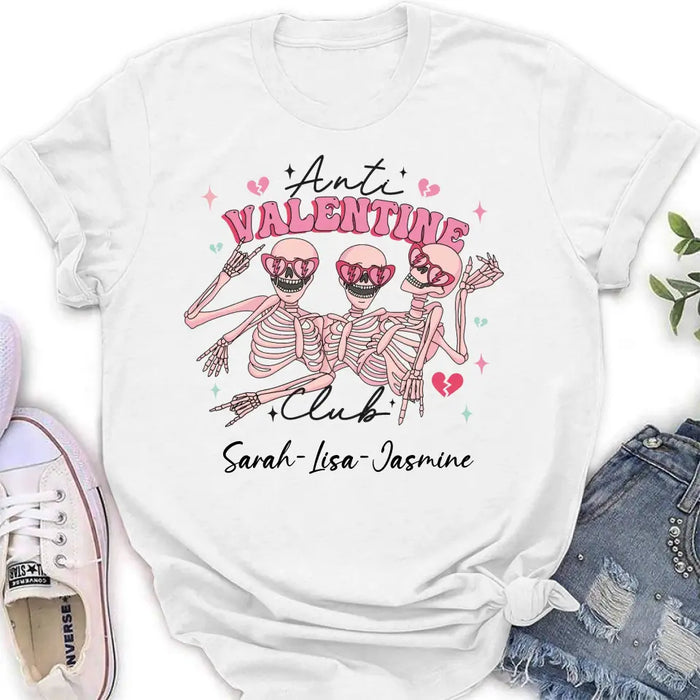 Personalized Funny Shirt/Hoodie - Valentine's Day Gift Idea - Anti Valentine Club