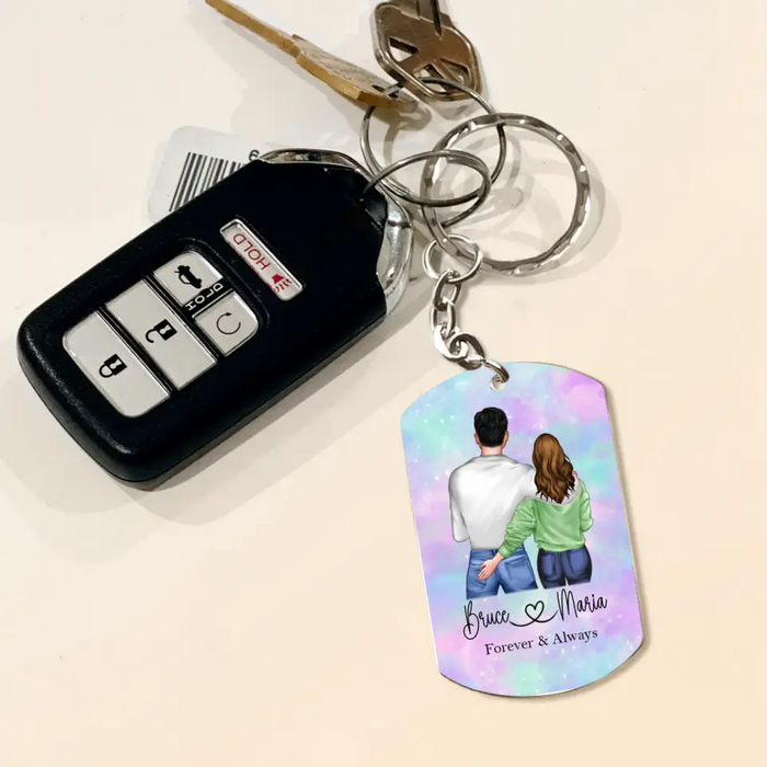 Personalized Couple Aluminum Keychain - Gift Idea For Couple/Him/Her/Wife - This Is To Remind You I Love You