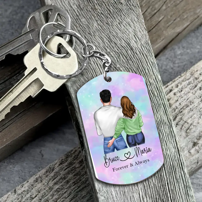 Personalized Couple Aluminum Keychain - Gift Idea For Couple/Him/Her/Wife - This Is To Remind You I Love You