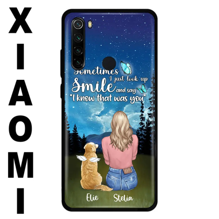 Personalized Lost Pet Mom Phone Case - Girl With Up to 4 Pets - Phone Case For Xiaomi, Huawei and Oppo - PU2YLV