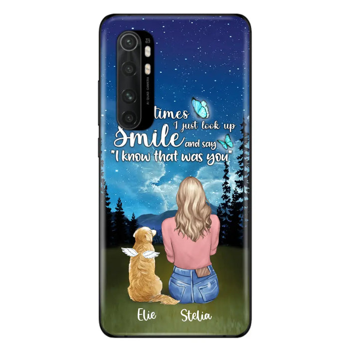 Personalized Lost Pet Mom Phone Case - Girl With Up to 4 Pets - Phone Case For Xiaomi, Huawei and Oppo - PU2YLV
