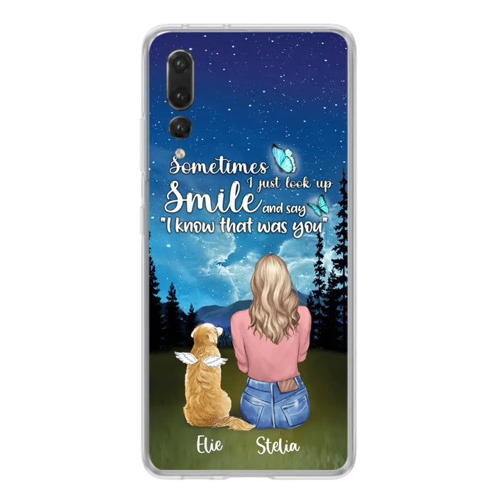 Personalized Lost Pet Mom Phone Case - Girl With Up to 4 Pets - Phone Case For Xiaomi, Huawei and Oppo - PU2YLV